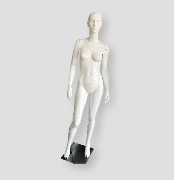 Maniqui Mujer Blanco Brillo /BRF-4 – Display Internacional