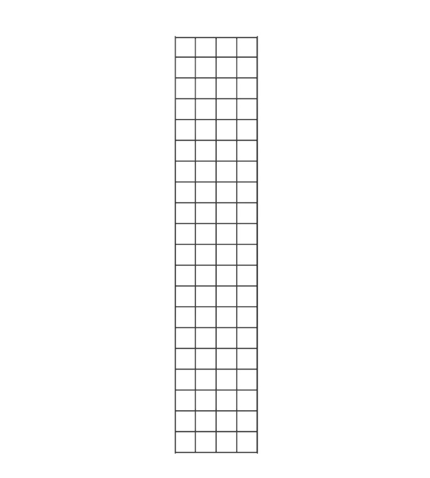 GRID 1X5 NEGRA.A